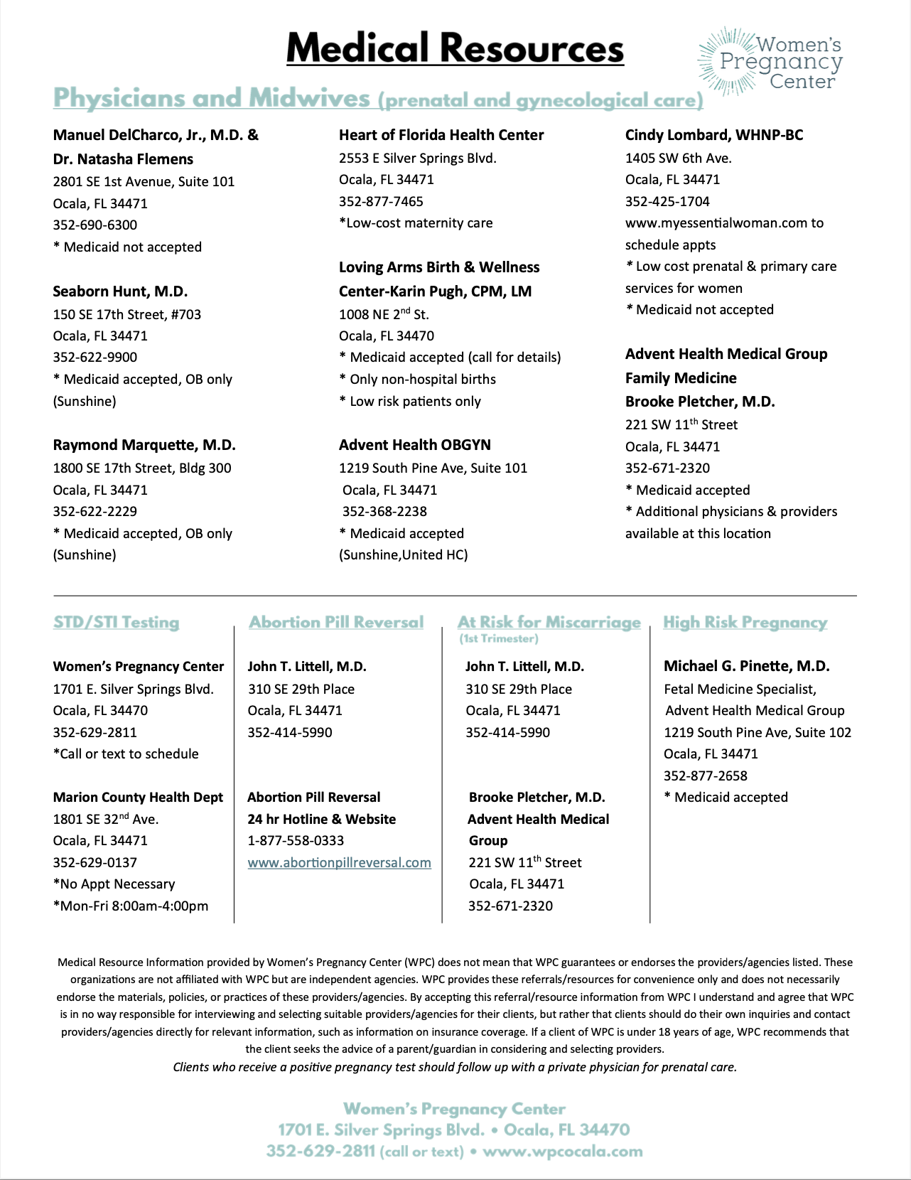 Medical Resources